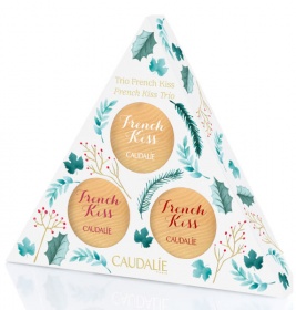 *Набор Caudalie2529 French KissTrio(3 бал д/губ по 7,5г:French Kiss Seduction, Addiction, Innocence)
