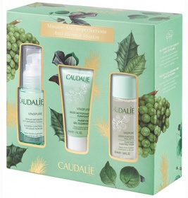 Набір Caudalie Vinopure Anti-Blemish Mission(Сироватка 30мл+Желе Чиста шкіра 30мл+Тонік 50мл) 