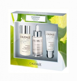 Набір Caudalie Vinoperfect 1,2,3(Сироватка 30мл+Есенція 50мл+Крем гліколевий 15мл)