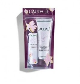 *Набор Caudalie2347 Зимний дуэт (Крем для рук 30мл+Кондиционер д/губ увлажняющий антиоксидант 4,5г)