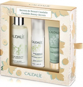 Набір Caudalie2604 Beauty Secrets set(Еліксир-вода краси для обличчя для всіх типів шкіри 100мл+Пінка для зняття макіяжу 50мл+Маска детокс 15мл)
