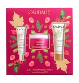 Набір Caudalie 2766 Vinosource SOS Cream (Vinosource Інтенсивний зволожуючий крем СОС, 50мл; (Vinosource Сироватка 10 мл; Зволожуюча маска15 мл )
