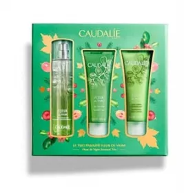 Набір Caudalie2761 Fleur de Vigne (Енергетична туалетна вода Квітка Винограду, 50мл; Гель-душ з ароматом  Квітка Винограду, 50мл; Лосьон для тіла 50 мл)