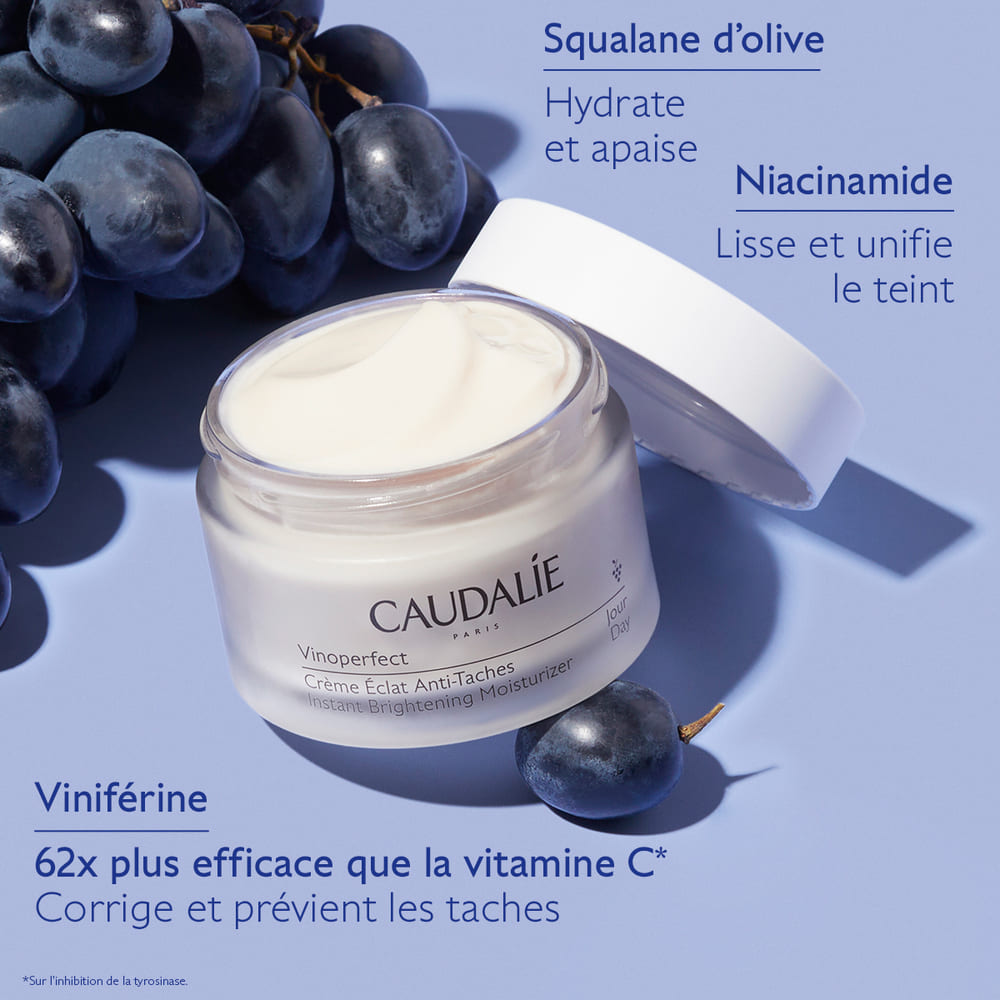 *Крем Caudalie322 Vinoperfect Денний для сяяння шкіри обличчя 50мл