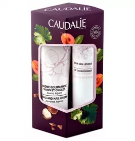 Набір Caudalie LipHand Duo(Кондіціонер для губ зволожуючий анті-оксідант 4.5г, Крем для рук та нігтів 30мл)