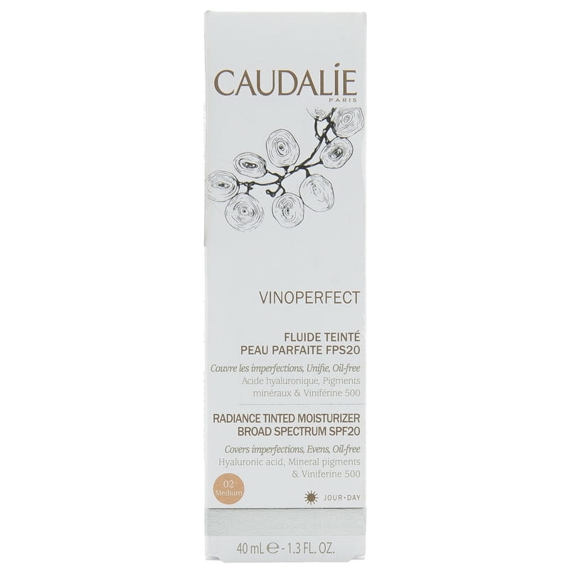 *Флюид Caudalie для лица увлажняющий Виноперфект SPF20 средний тон 40 мл *Флюид Caudalie для лица увлажняющий Виноперфект SPF20 средний тон 40 мл