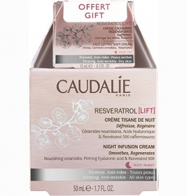 Набір Caudalie Vinoclean Resveratrol Lift Duo (Крем Кашемір 50мл+Нічний крем 15 мл)