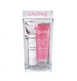 *Набор Caudalie 2348 Rose de Vigne(Крем д/рук Rose de Vigne30мл + Конд-р для губ увл.антиокс-т 4,5г)