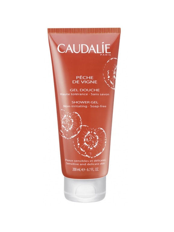 *Гель Caudalie для душу та ванни Персик 200 мл