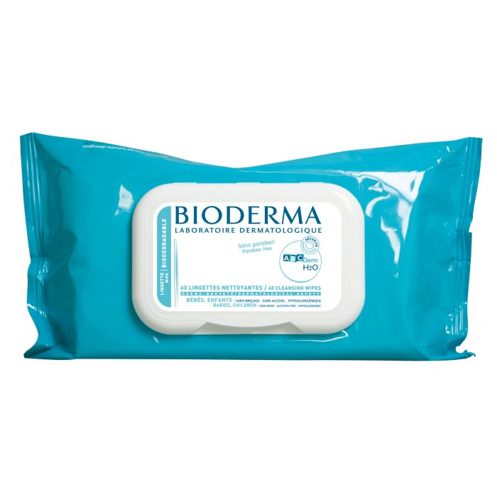 *Салфетки Bioderma 028814B АВСDerm Н2О №60