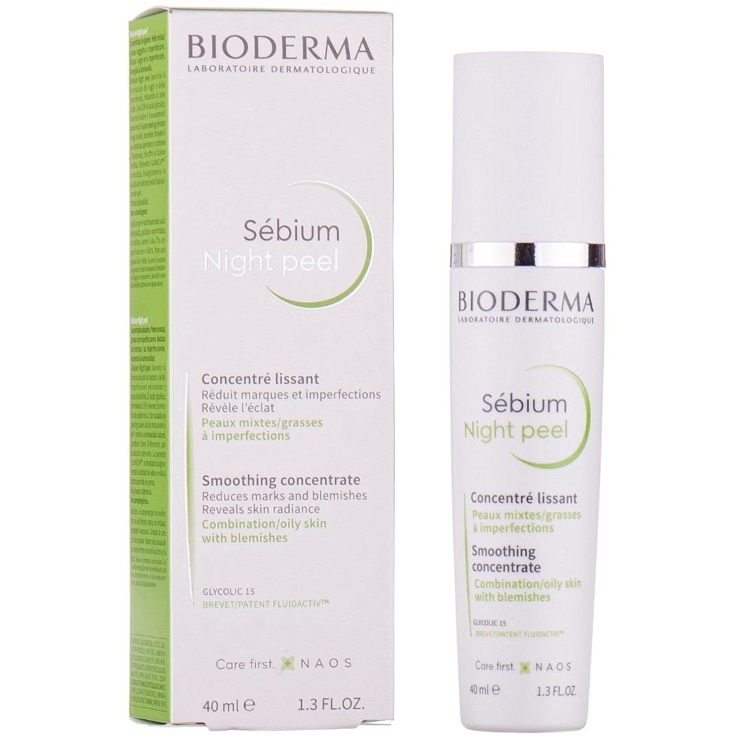 Концентрат Bioderma 28615В Себиом Найт Пил разглаживающий 40 мл Концентрат Bioderma 28615В Себиом Найт Пил разглаживающий 40 мл