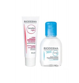 *Набір Bioderma Крем Сансибио легкий 40мл+ Гидрабио Н2О 100мл