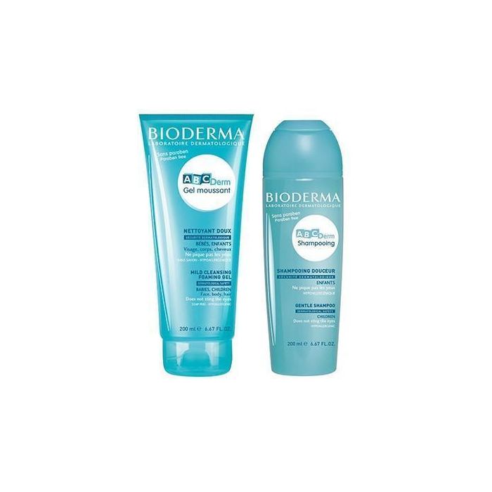 *Набір Bioderma ABCDerm Гель 200мл + ABCDerm Шампунь 200мл