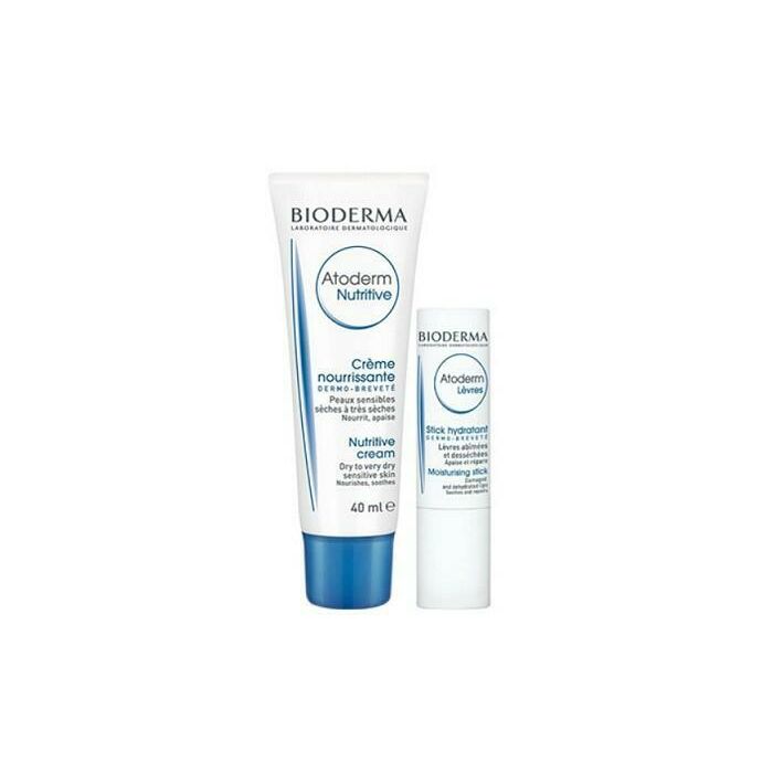 *Набор Bioderma Атодерм питательный бальзам для лица 40мл + Атодерм стик для губ 4г *Набор Bioderma Атодерм питательный бальзам для лица 40мл + Атодерм стик для губ 4г