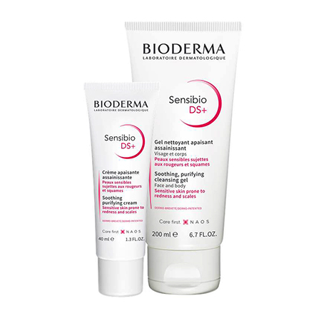 *Набір Bioderma Сансибио D.S.+Крем 40 мл+Сансибио D.S.+Очищающий гель 200мл