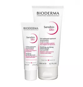*Набір Bioderma Сансибио D.S.+Крем 40 мл+Сансибио D.S.+Очищающий гель 200мл