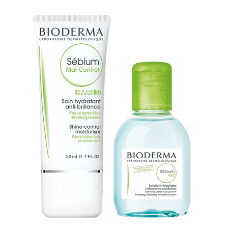 *Набір Bioderma Себиом Мат контроль 30мл+ Себиом Н2О 100мл