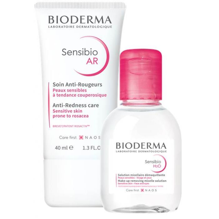 *Набор Bioderma Сансибио AR крем 40 мл+Сансибио Н2О мицелярный раствор 100 мл *Набор Bioderma Сансибио AR крем 40 мл+Сансибио Н2О мицелярный раствор 100 мл