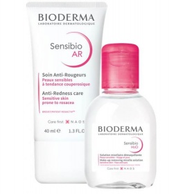 *Набір Bioderma Сансибіо AR крем 40 мл + Сансібіо Н2О міцелярний розчин 100 мл