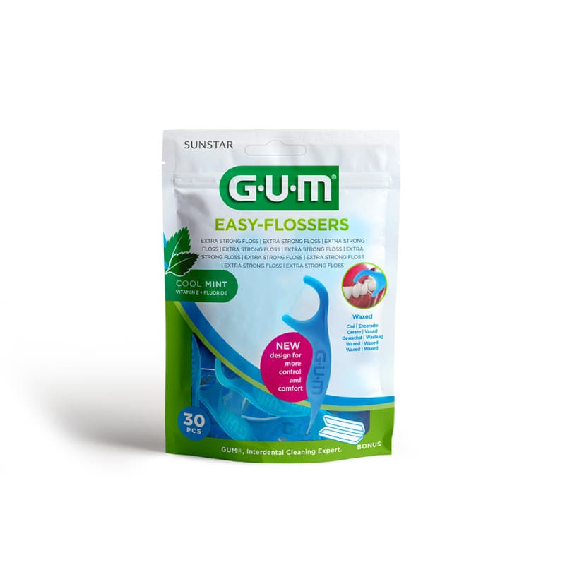 *Зубная нить GUM Easy Flossers с фторидом 30 штук *Зубная нить GUM Easy Flossers с фторидом 30 штук