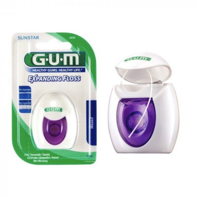 *Зубна нитка GUM Expanding Floss з еф-том розширення 30 м