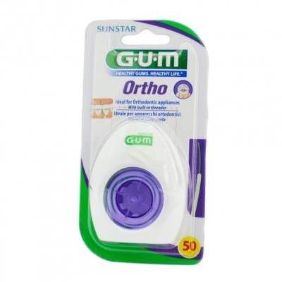 *Зубна нитка GUM ORTHO ортодонтична