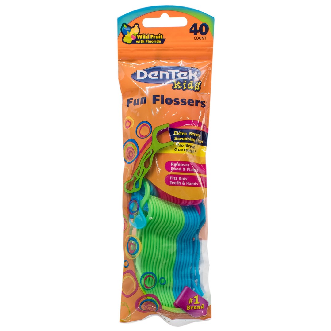 Флосс DenTek Fun Flossers Дитячий з тримачами №40