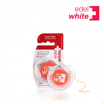 Зубная нить-флосс Edel White вощенная 70м Зубная нить-флосс Edel White вощенная 70м