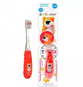 Зубна щітка Dentissimo Kids Timer м'яка щетина червона