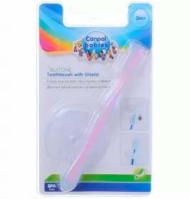 *Зубная щетка Canpol детская с ограничителем