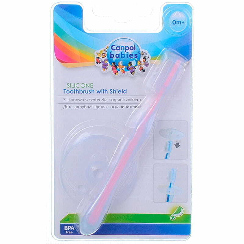 *Зубная щетка Canpol детская с ограничителем