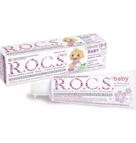 Зубна паста Рокс дитяча Baby Ніжний догляд Липа 0-3 років 45 г