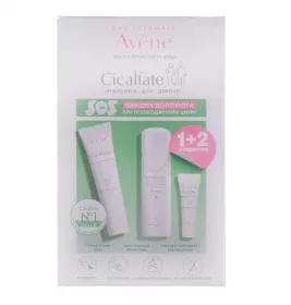 *Набір Avene Сикальфат крем 40мл + Вода терм. 50мл + Крем д/рук 50мл
