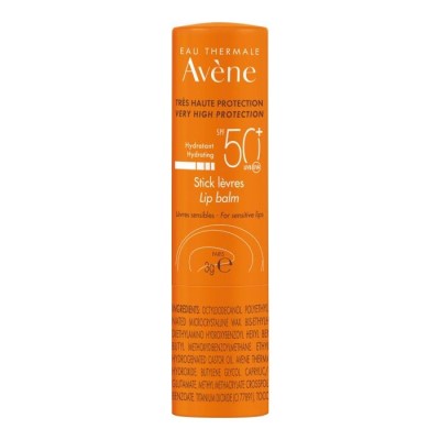 *Стік Avene сонцезахисний зволожуючий для губ SPF50+ 3г