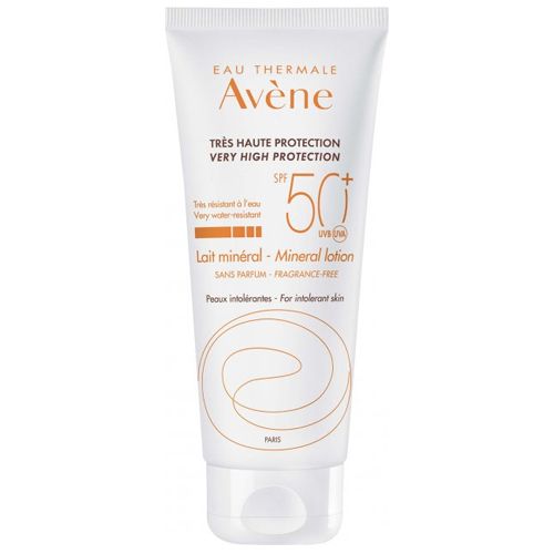 *Молочко Avene мінеральне сонцезахисне SPF50+ 100мл