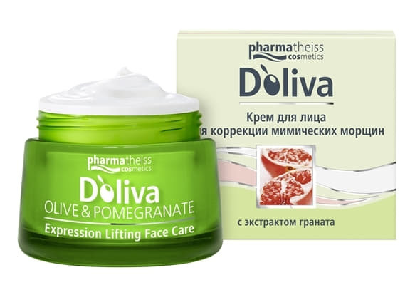 Крем Doliva для обличчя проти мімічних зморшок 50 мл