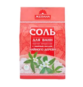 *Соль04 д/ванны Желанна с маслом Чайного дерева 500г