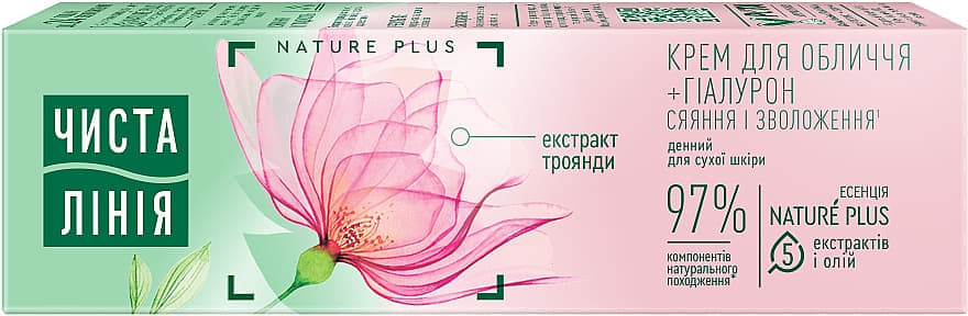 *Крем Чистая линия дневной Роза для сухой кожи 42 мл