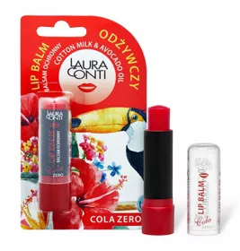 *Бальзам Laura Conti для губ ZERO CALORIE Кола