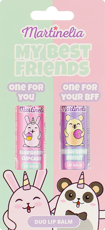MARTINELIA BFF Бальзам для губ 2 шт.