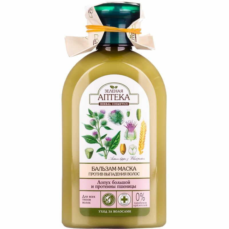*Бальзам-маска Зелена аптека проти випадіння волосся 300 мл