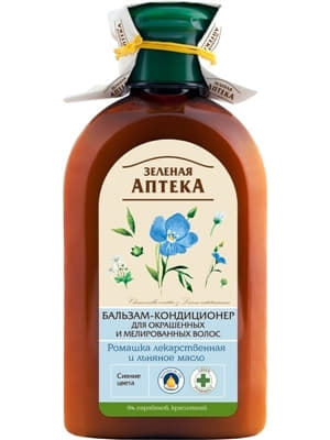 *Бальзам-маска Зелена аптека для фарбованого та мелірованого волосся Алое 300 мл