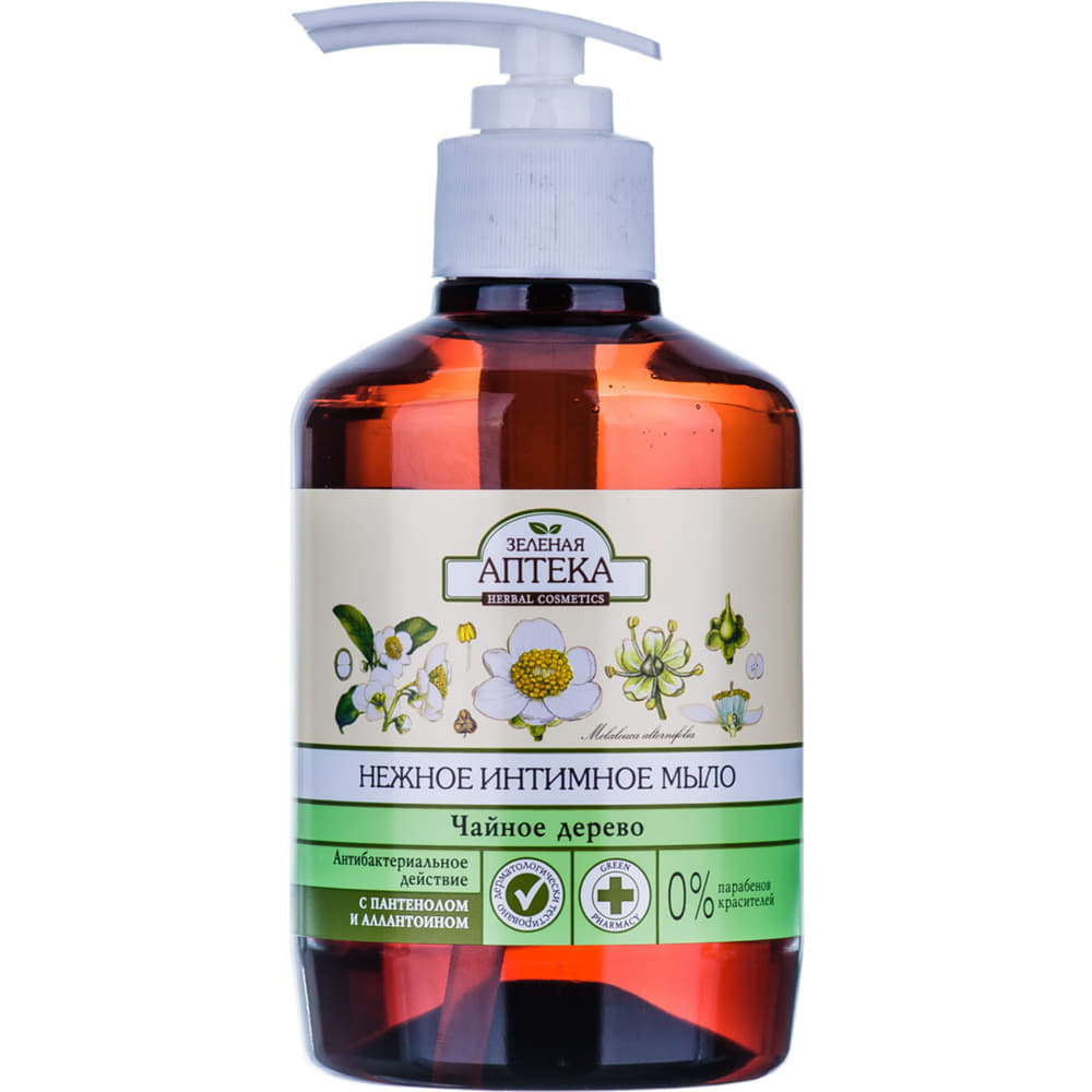 *Мило Зелена аптека Інтимне Чайне дерево 370 мл