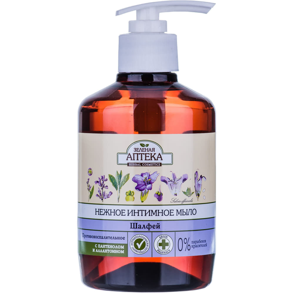 *Мило Зелена аптека Інтимне Шавлія 370 мл