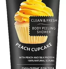 *Душ-пілінг Смачні секрети Вітамінний коктейль з кісточкою персика для тіла 250 мл
