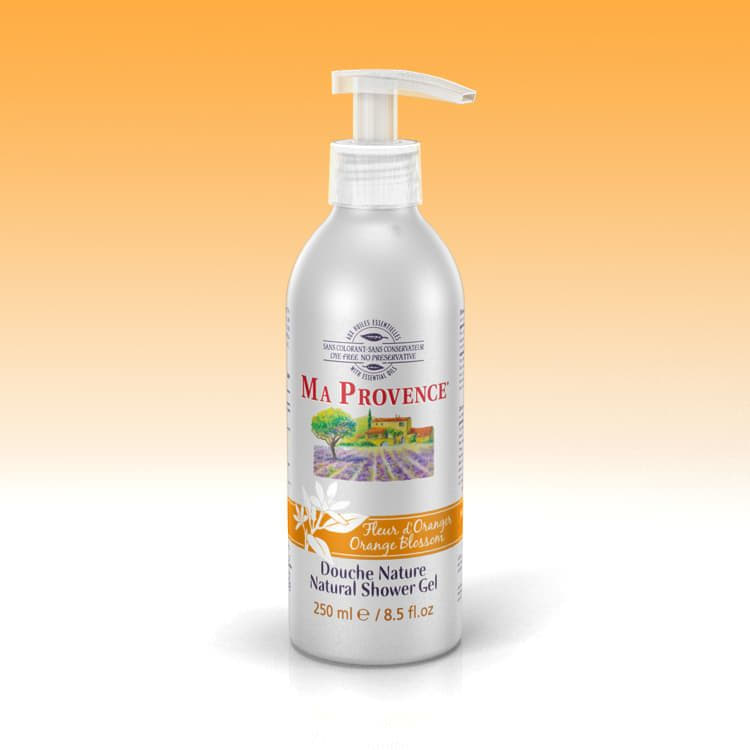 *Гель MA PROVENCE для душа Натуральный цветок Апельсина 250 мл