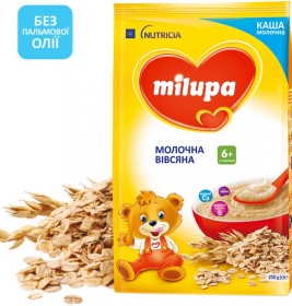 Каша Milupa молочна вівсяна для дітей від 6-ти міс 210г