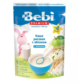 *Каша Bebi молочна яблуко 250/200 г