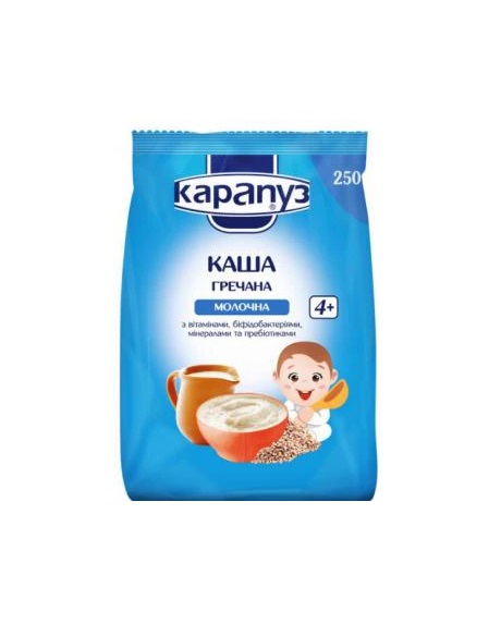 Каша Карапуз гречана молочна 250г