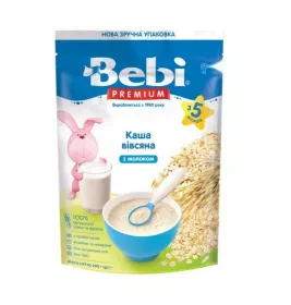 Каша Bebi Преміум молочна Вівсяна з 5 міс 200г